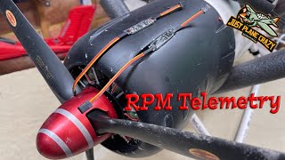 Getting RPM Telemetry from your Gas Engine with Rc Light Systems Jeti Futaba Spektrum JR [upl. by Enrev461]