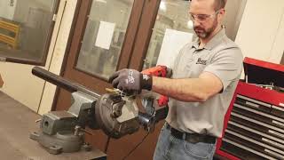 Tech Tip Portable band saw blade safety and use [upl. by Ruhnke700]