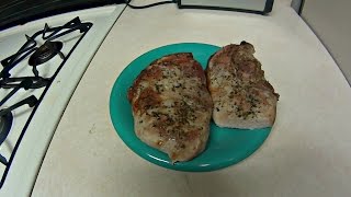 Broiled Pork Chops Recipe [upl. by Acinonrev]