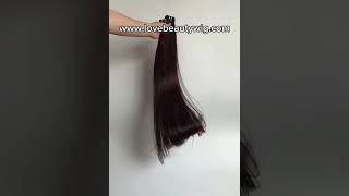 lovebeautywig  28inch Dark 99J Tape Hair Extensions Human Hair 250gtapeins [upl. by Noswal]