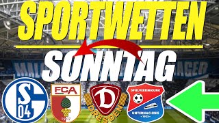 SPORTWETTEN SONNTAG🔥WETTSCHEIN📝⚽ [upl. by Vale]