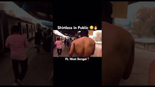 SHIRTLESS IN PUBLIC REACTION 🔥 bodybuilding shirtless fitnessmotivation banglafitness bangla [upl. by Ytissahc634]