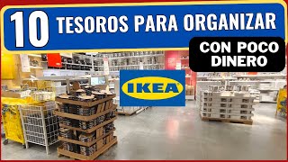 10 TESOROS DE IKEA PARA OGANIZAR TU CASA 😲 [upl. by Neehahs188]