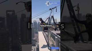 Dubai Marina Zip Line  XLine [upl. by Nwahsir338]