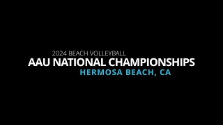 20240719 AAU Junior National Beach Volleyball Championships  Girls 12U [upl. by Maples704]