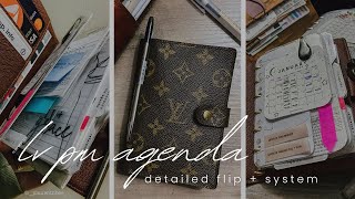 LV PM Agenda Flip  System Details  Pocket Planner  Wallet  Functional Planner  Plan With Bee [upl. by Pascale95]