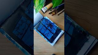 Diy scenery painting diy painting shorts [upl. by Ria]