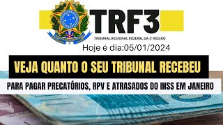 RPV  PRECATÓRIOS E ATRASADOS DO INSS 2024  VEJA COMO SERÁ FEITO A LIBERAÇÃO NO TRF3 [upl. by Nixon243]