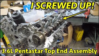 Fixing The Family Van Chrysler 36L Pentastar V6 Engine Assembly Part 1 Addressing Known Faults [upl. by Queri]