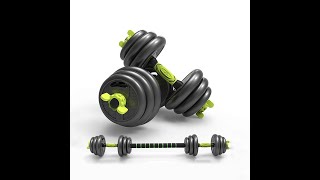 STRONGWAY™ Adjustable 6 in 1 Dumbbell Barbell Kettlebell Push Up Set  20KG 30KG and 40KG SETS [upl. by Gaivn]