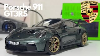 Norev Porsche 911 GT3RS Unboxing 992 [upl. by Lisette72]