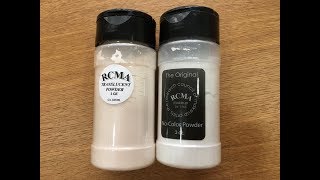 RCMA NOCOLOR VS TRANSLUCENT POWDER [upl. by Etezzil926]