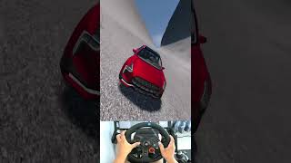 BeamNG drive play with Steering wheel gameplay [upl. by Nipsirc]