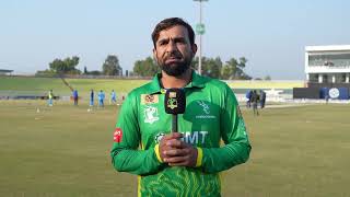 Iftikhar Ahmed Interview  UMT Markhors  Champions T20 Cup [upl. by Eive]