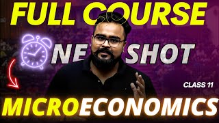 FULL MICRO ECONOMICS class 11 ONE SHOT revision  MAHA MARATHON 🔥 GAURAV JAIN [upl. by Rye275]