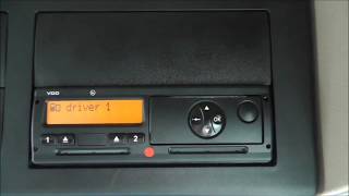 Siemens Tachograph How To Access Info On The Display [upl. by Noseaj107]