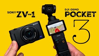 【小型Vlogカメラどっちにする？】DJI Osmo Pocket 3 vs Sony ZV1 2024年 Tokyo [upl. by Eslud]