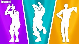 Top 50 Legendary Fortnite Dances With The Best Music 2 [upl. by Ydurt]