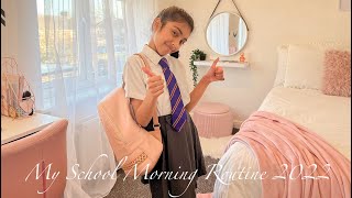 My School Morning Routine 2022  Mishaya [upl. by Leanor]