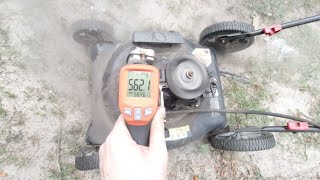 EXTREME OVERHEATING my LAWNMOWER carnage [upl. by Ecienal246]