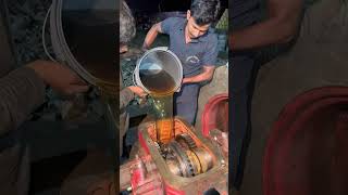 Expert machanic gear oil change easily skills ytshorts ytshorts trending shorts trending yt [upl. by Nytsud297]