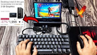 ₹2000 lowend chipest gaming PC i3 16gb ram graphic mini PC free fire PeakDo gaming console wireless [upl. by Lea736]