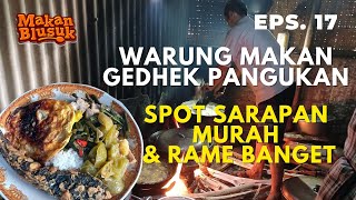 Warung Makan Gedhek Pangukan Spot Sarapan Murah amp Rame Banget di Sleman [upl. by Aryek]