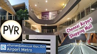 Glimpse of Newly Opened Shopping Mall at Chennai Airport [upl. by Eenal126]