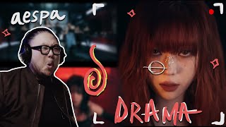 The Kulture Study aespa DRAMA MV REACION amp REACTION [upl. by Yelroc726]