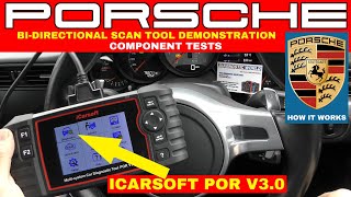 The Best Porsche BiDirectional ControlComponent Testing Tool [upl. by Irrem]