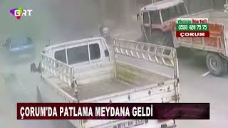 Çorumda Binada Patlama Meydana Geldi [upl. by Zuzana912]