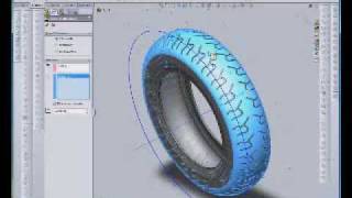 SolidWorks Creazione di un Pneumatico [upl. by Atined]