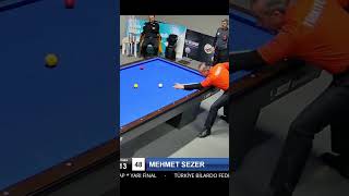 3 Cushion Billiards EMRAH TAÇ Trick Shots Shorts [upl. by Ollehto]