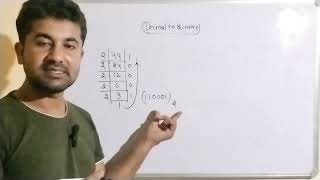 maths Learn decimal to binary system by Mahendra sir [upl. by Hollyanne]