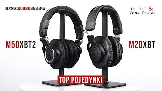 AudioTechnica ATHM50xBT2 vs M20xBT  TOP POJEDYNKI Top HiFi [upl. by Aicre]