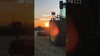 Jutro live z widzami live widzowie views viralvideo shortvideo shorts johndeere youtube [upl. by Enimrej]