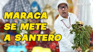 Maraca se mete a Santero No ha empezado y ya esta en problemas [upl. by Tnecnev]