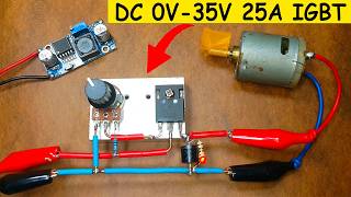 Alimentation de Laboratoire DC Variable Power Supply 0V60V 25A IGBT 25N120FL LM2596S 4687 4686 [upl. by Burtis52]