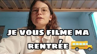 Je filme ma rentrée en 2nd [upl. by Nilak]