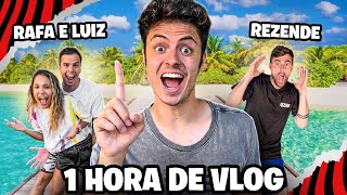 SOBREVIVENDO EM UMA PRAIA ABANDONADA  VLOG DE 1 HORA [upl. by Nunciata245]