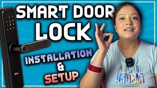 Qubo Smart Door Lock Installation amp Setup  Step by Step [upl. by Llerad24]