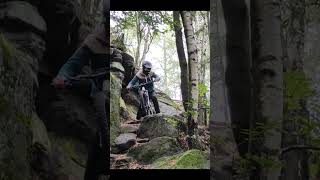 najíždění nejtěžšího trailu na Trutnov Trails mtb downhill canyonbikes mtblife [upl. by Tenenbaum]