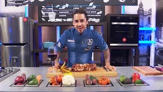 Cucinare TV  quotBondiola rellena a la cerveza con batatas asadasquot [upl. by Moriyama]