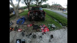 1993 Ford F150 Lightning Restoration Project  Engine Removal Part 1 fordlightning svt [upl. by Oberstone956]