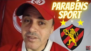 👏TORCEDOR DO INTERNACIONAL AGRADECE AO SPORT RECIFE 🙏ZÉ ROBERTO VOLTA DE LESÃO FÁBIO MATHEUS [upl. by Annavoeg]