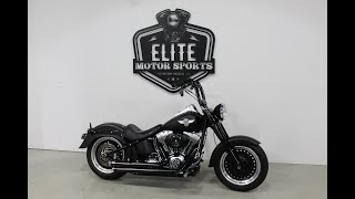 2010 Harley Davidson Fat Boy Fatboy Lo FLSTFB 15643 Miles Stage One Vance and Hines 12” Bars [upl. by Robbin]