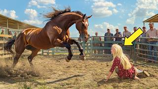 CABALLO DESPRECIADO POR SUS PATAS CORTAS Y HERIDAS HASTA QUE UNA MUJER LO TRANSFORMÓ EN UNA LEYENDA [upl. by Callean]