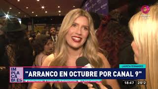 Laurita Fernández quotArranco en octubre en Canal 9quot  Implacables [upl. by Enorel948]