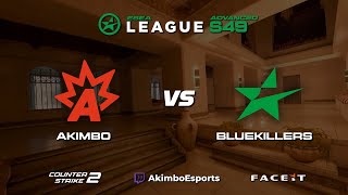 Bluekillers vs Akimbo Esports ESEA Season 49 Advanced Casted by Amaster15 [upl. by Island846]