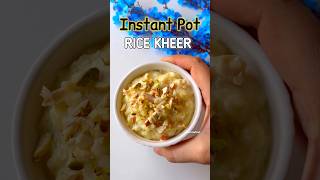 Instant Rice kheer in Instant pot recipe shorts kheer indiandesserts dessert [upl. by Hedges115]